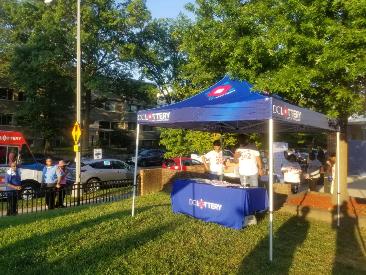 DC Lottery tent