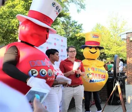 Mega Millions and Powerball mascots 